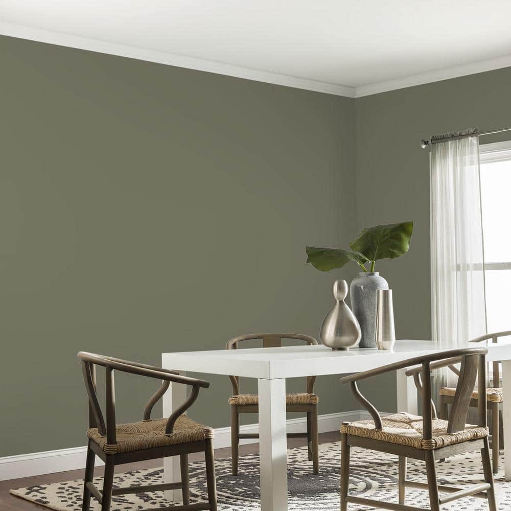 Glidden Premium 1 gal. PPG1029-6 Organic Satin Interior Latex Paint (4)