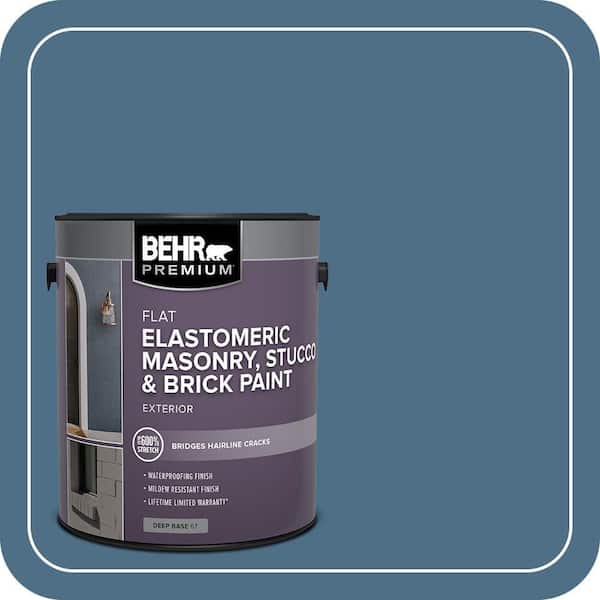 BEHR PREMIUM 1 gal. #S500-6 Shipyard Elastomeric Masonry, Stucco and Brick Exterior Paint (2)