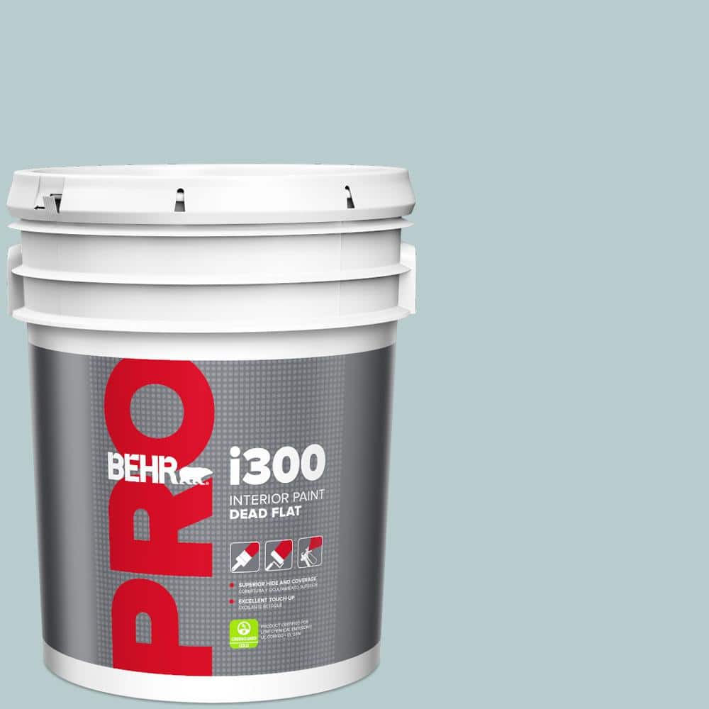 BEHR PRO 5 gal. #MQ3-54 Dayflower Dead Flat Interior Paint