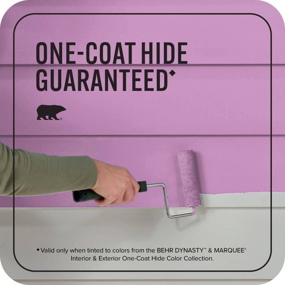 BEHR MARQUEE 1 gal. #P110-4 Rock Star Pink Flat Exterior Paint & Primer (3)