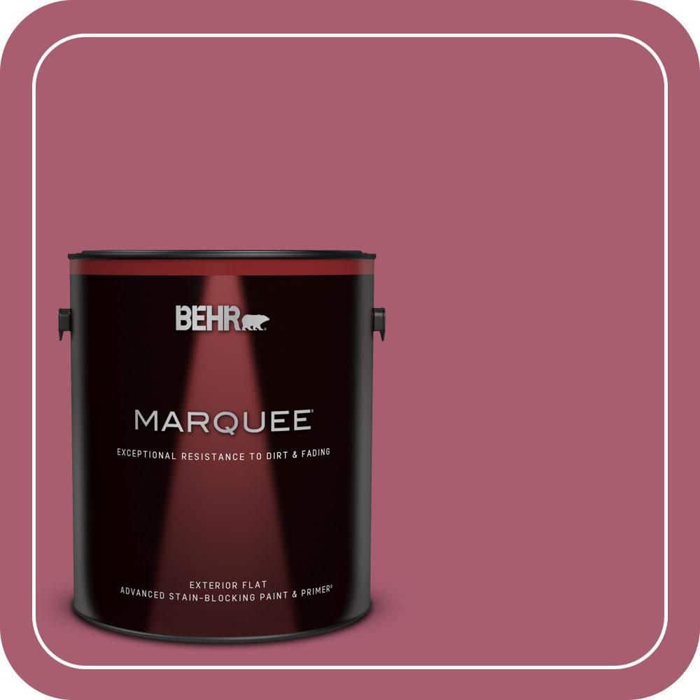 BEHR MARQUEE 1 gal. #MQ1-07 Shine Baby Shine Flat Exterior Paint & Primer