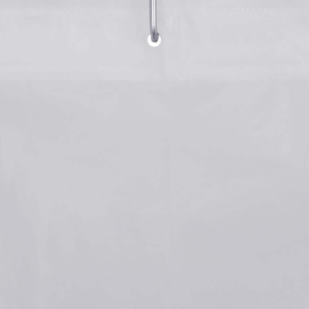 Glacier Bay Lightweight PEVA 2.4-Gauge 72 in. Frosted Clear Shower Curtain Liner (2)
