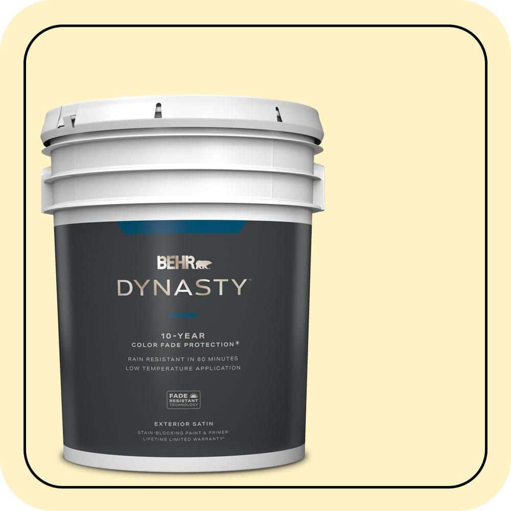 BEHR DYNASTY 5 gal. #P310-2 Natural Light Satin Enamel Exterior Stain-Blocking Paint & Primer