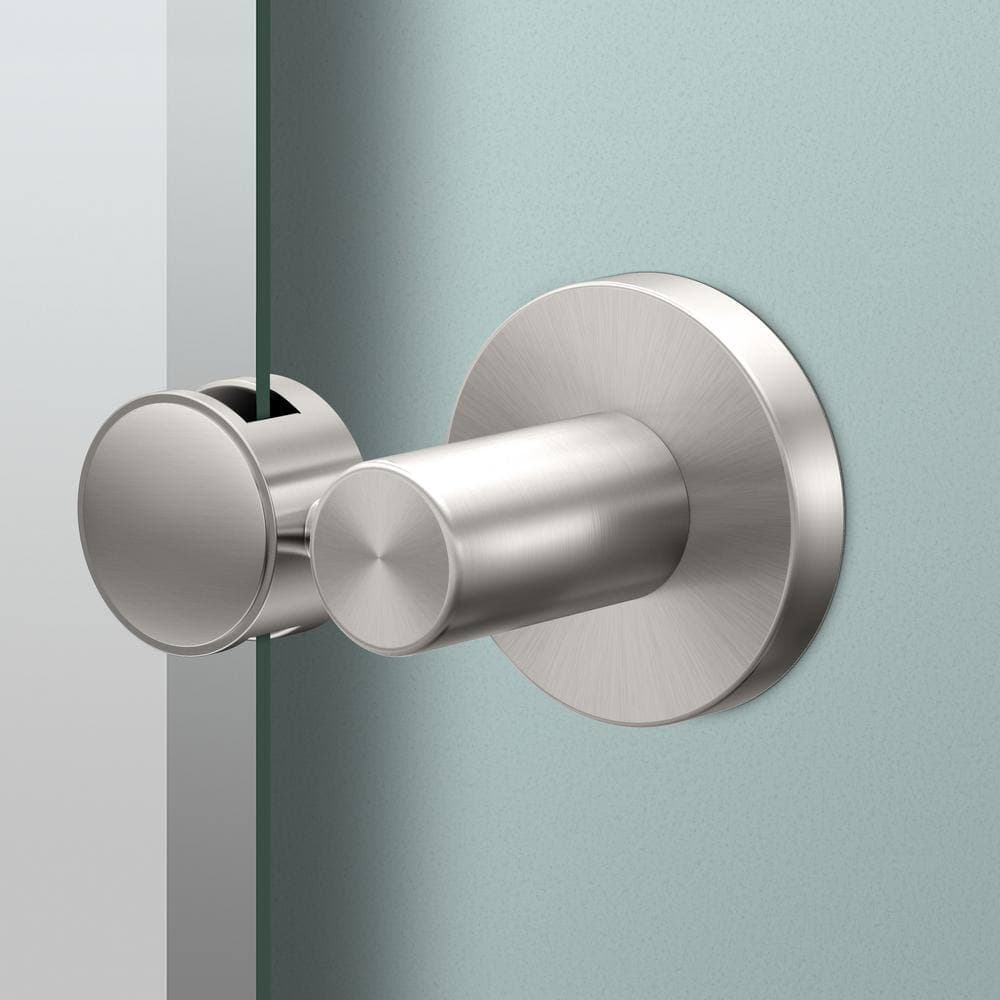 Gatco Reveal 23.38 in. W x 26.5 in. H Small Oval Frameless Beveled Wall Bathroom Vanity Mirror in Satin Nickel (3)