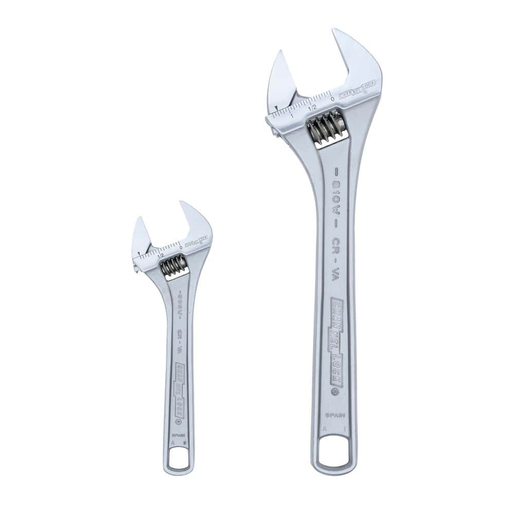 Channellock Adjustable Wrench Set (2-Piece)