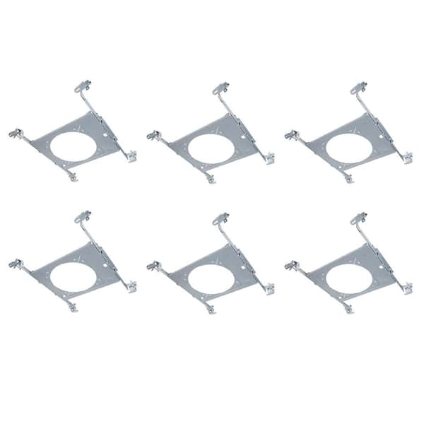 HALO HL 6 in. Mounting Frame for Round and Square Canless Recessed Fixtures (6-Pack)