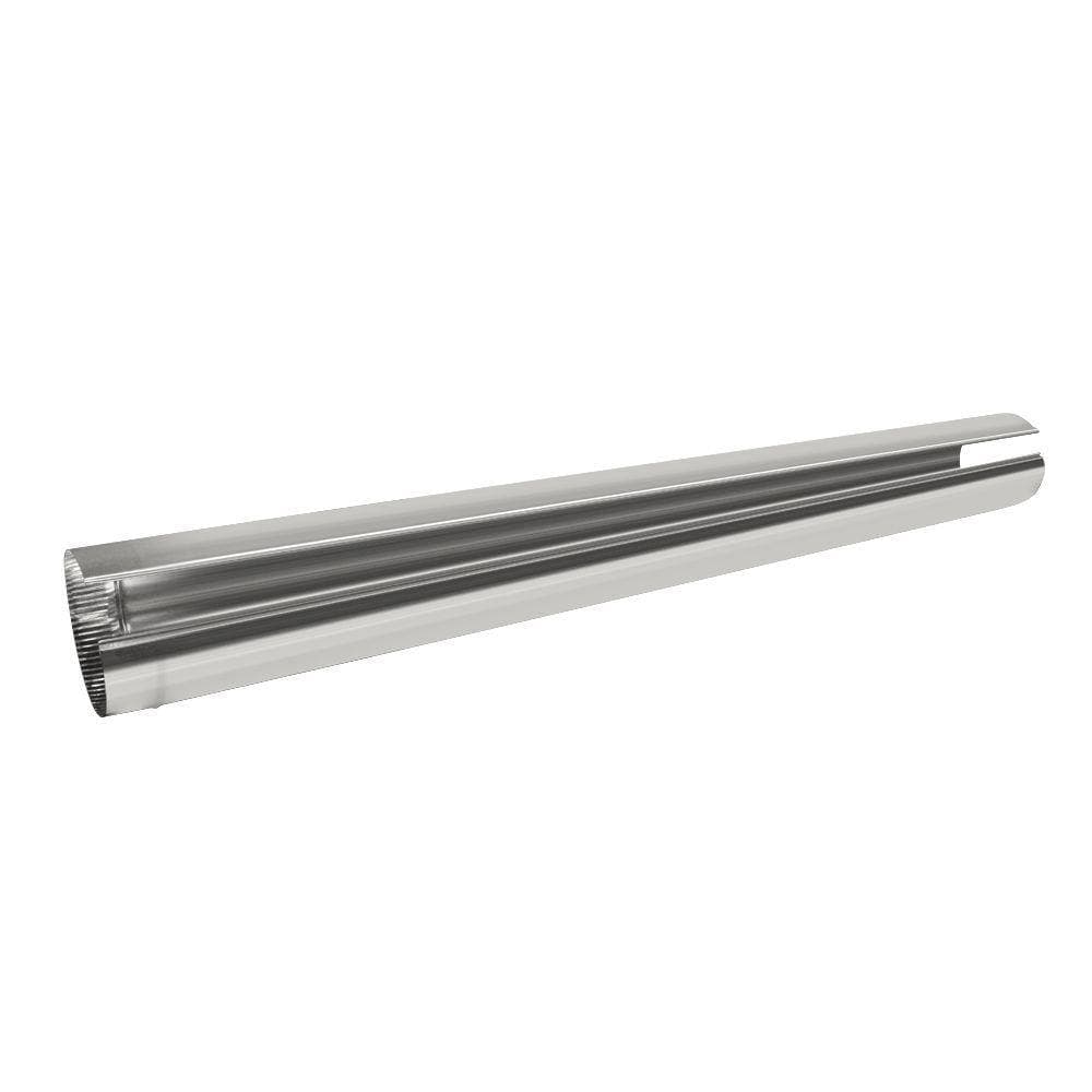 Master Flow 5 in. x 5 ft. Beaded Metal Duct Pipe (3)