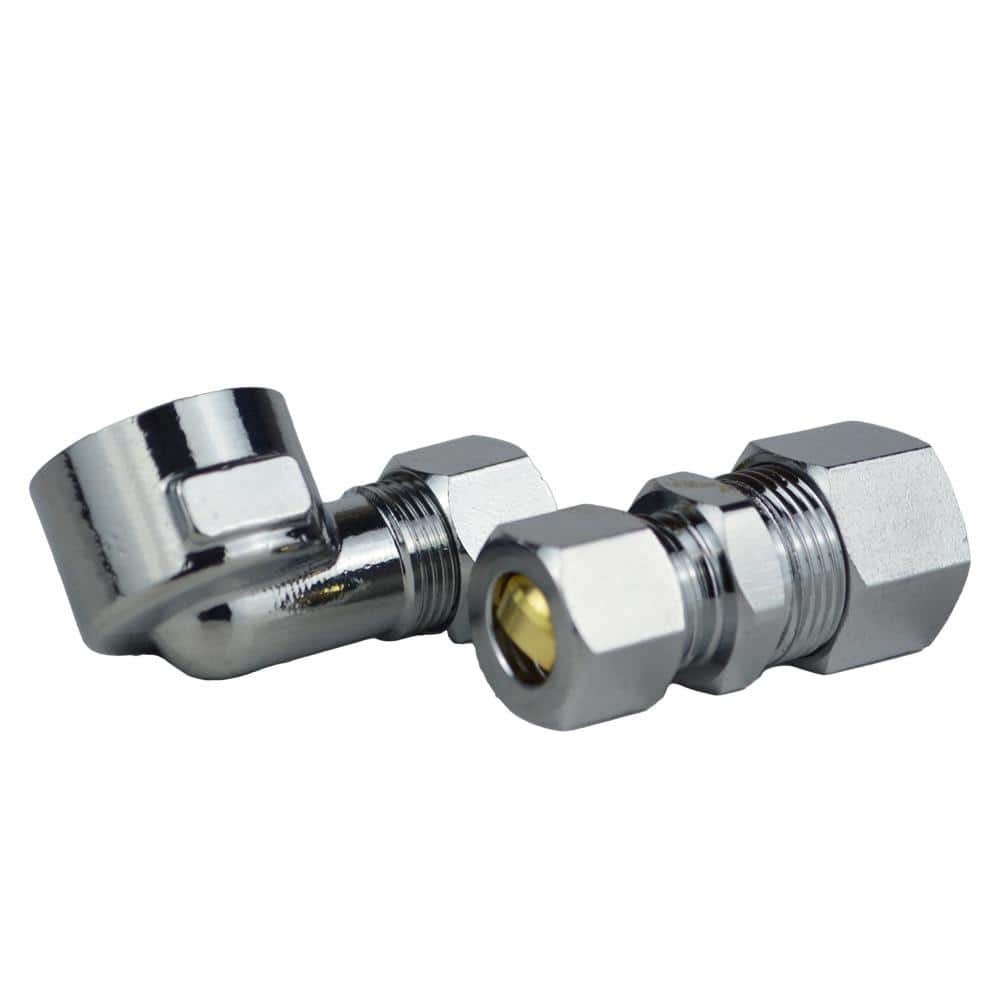 Everbilt 1/2 in. Compression and 1/2 in. FIP Brass Water Supply Adapter (2)