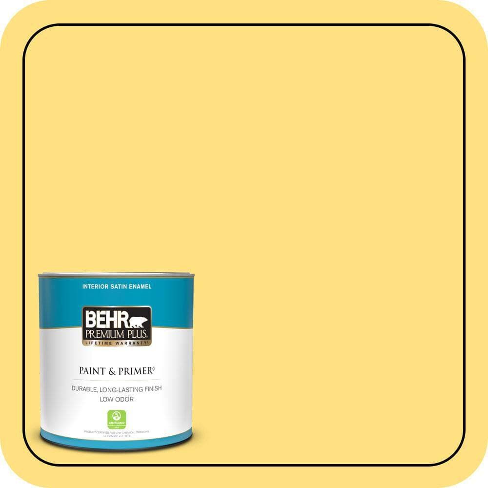 BEHR PREMIUM PLUS #370B-4 June Day Flat Low Odor & Primer (1)