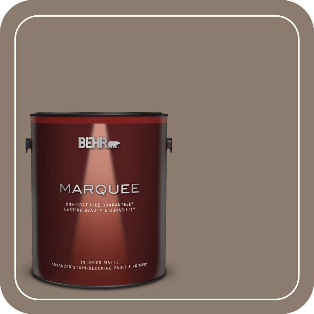 BEHR MARQUEE 1 gal. #T18-07 Road Less Travelled Matte Interior Paint & Primer