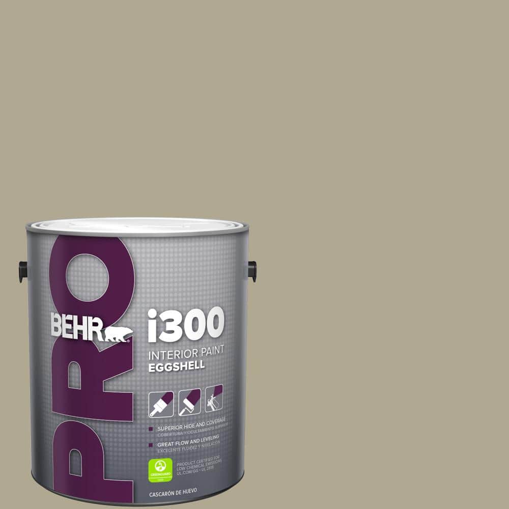 BEHR PRO 1 gal. #BXC-22 Field Khaki Eggshell Interior Paint