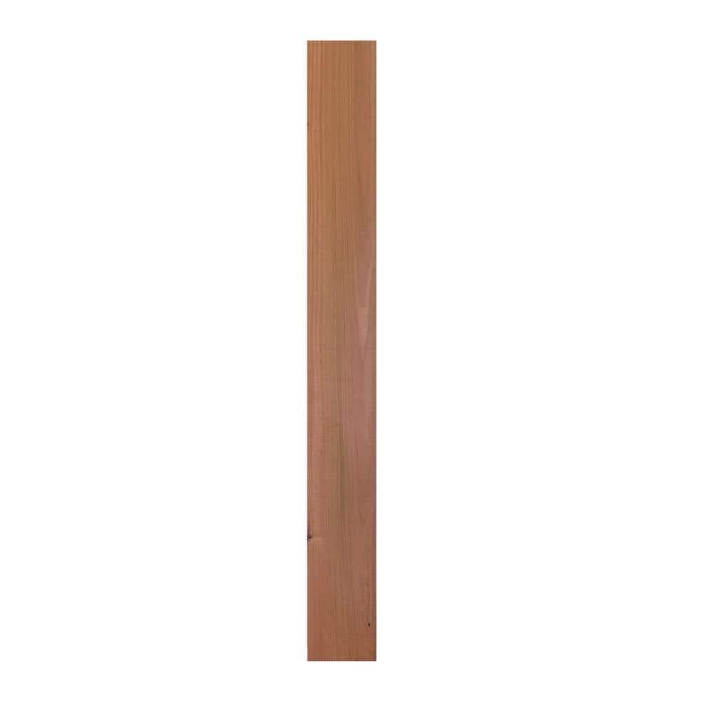Redwood Empire 3/4 in. x 7-1/2 in. x 6 ft. Redwood Con Heart Flat-Top Fence Picket (3)