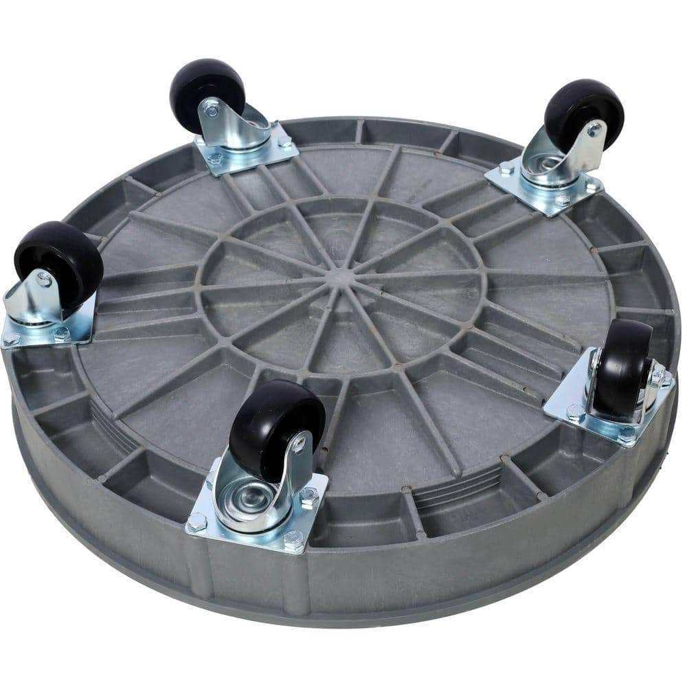 Miscool Ami 30 and 55 Gallon Heavy Duty Plastic Drum Dolly 900 lbs. Capacity Barrel Dolly 2 Piece set Dolly (2)