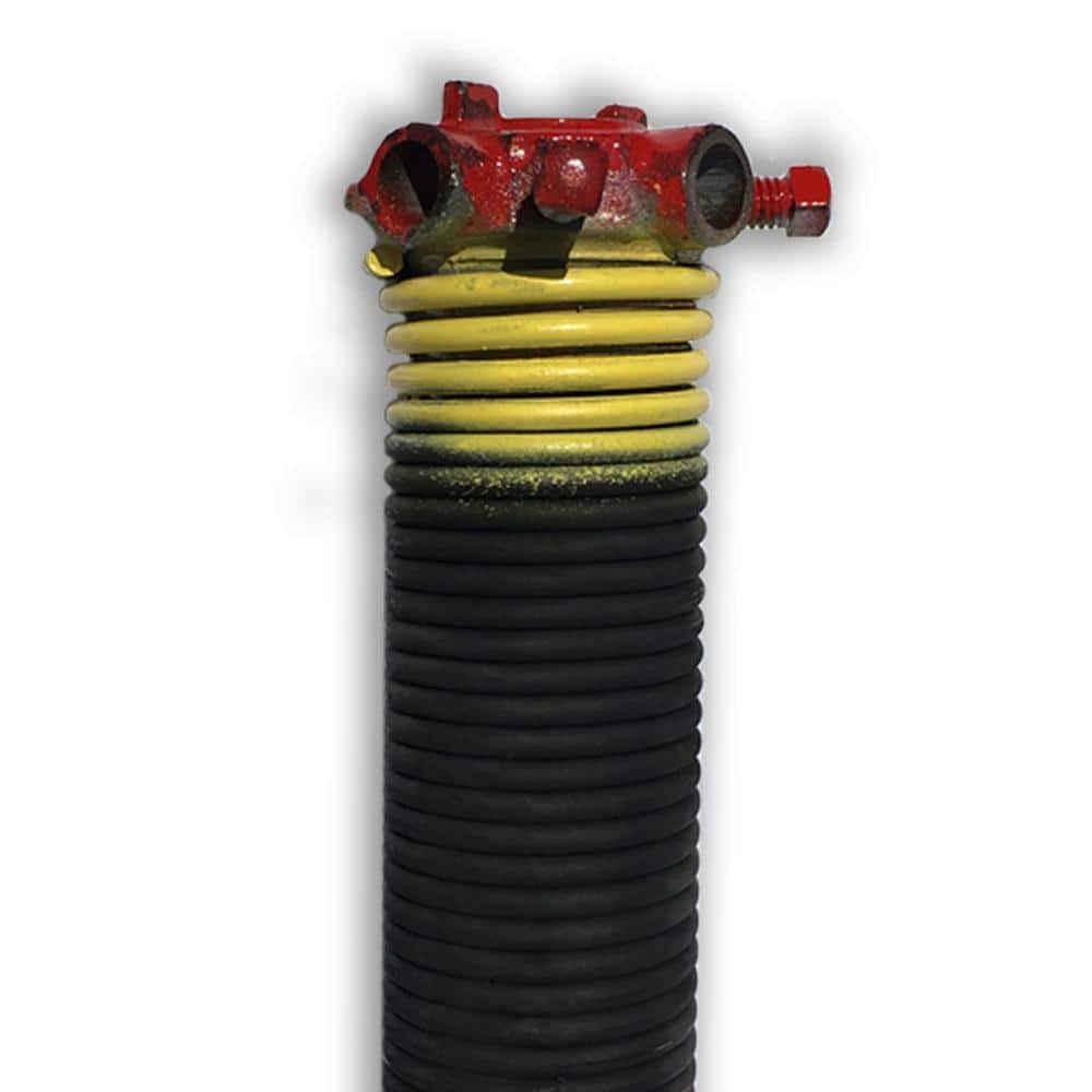 DURA-LIFT 0.207 in. Wire x 2 in. D x 25 in. L Torsion Spring in Yellow Right Wound for Sectional Garage Doors (1)