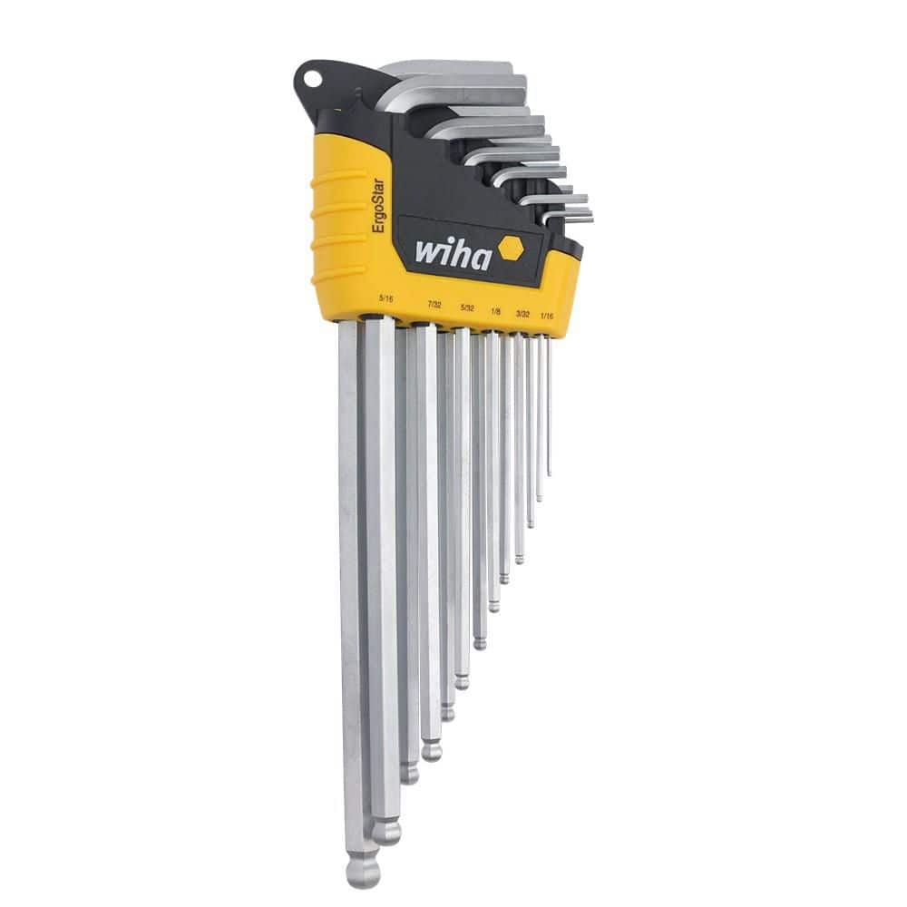 Wiha ErgoStar Ball End Hex L-Key Set - Inch (13-Piece) (1)
