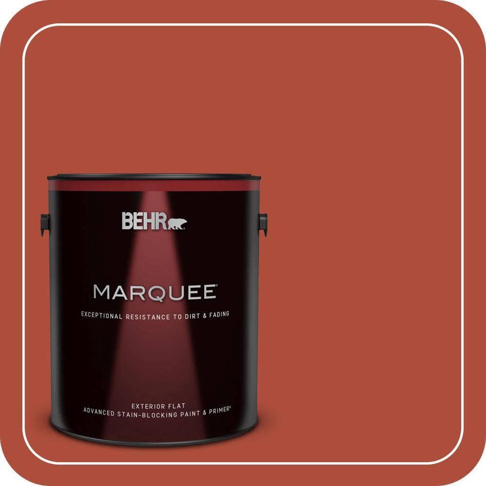 BEHR MARQUEE 1 gal. #MQ4-35 Torch Red Flat Exterior Paint & Primer (1)