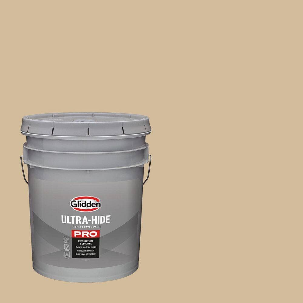 Glidden Ultra-Hide 5 gal. PPG1086-4 Pony Tail Satin Interior Paint