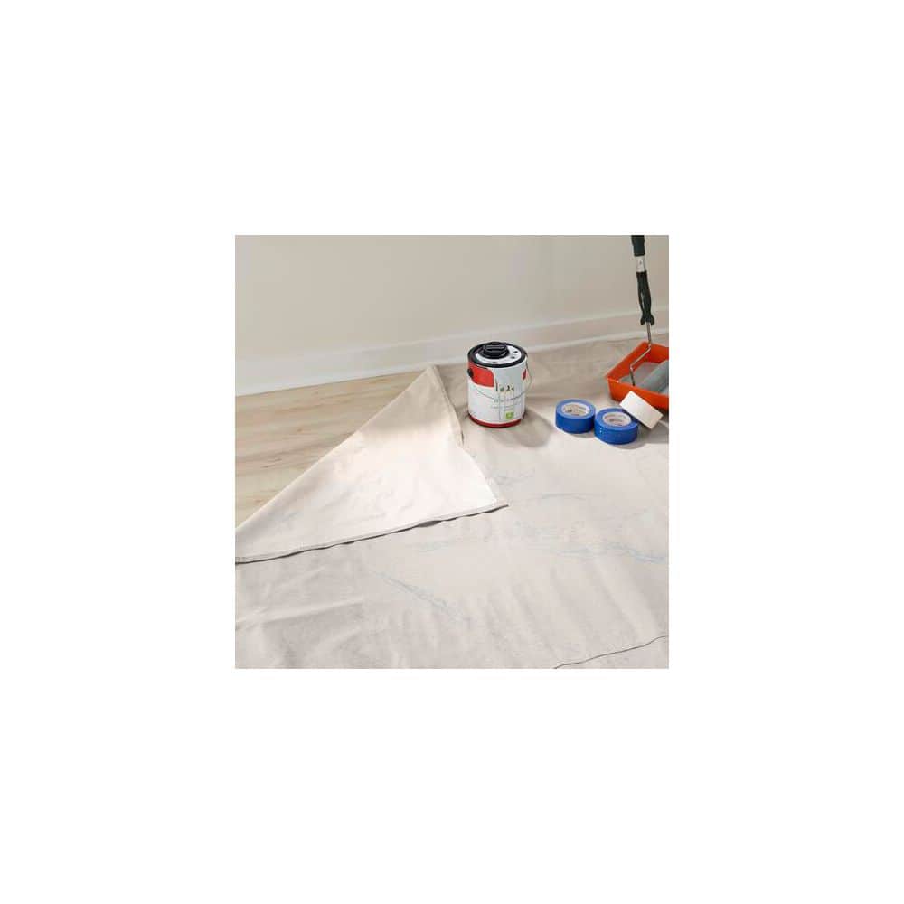Everbilt 9 ft. x 12 ft. Poly Backed Canvas Drop Cloth (4)