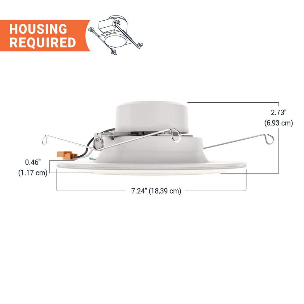 HALO RL Dual Zone 5/6 in. Smart WiFi Recessed LED Trim Connected by WiZ Pro (3)