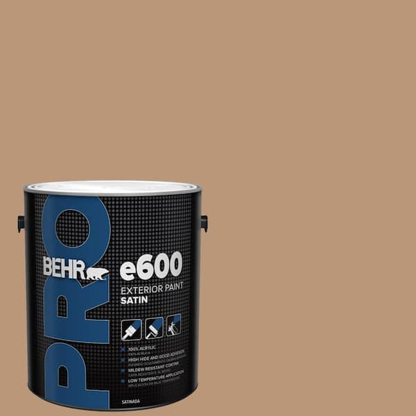 BEHR PRO 1 gal. #N250-4 Artisan Crafts Satin Enamel Exterior Paint (2)