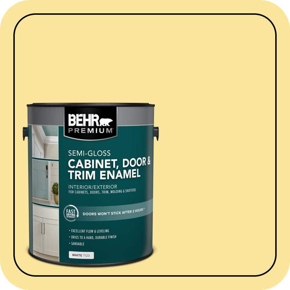 BEHR PREMIUM 1 gal. #P310-4 Storm Lightning Semi-Gloss Enamel Interior/Exterior Cabinet, Door & Trim Paint