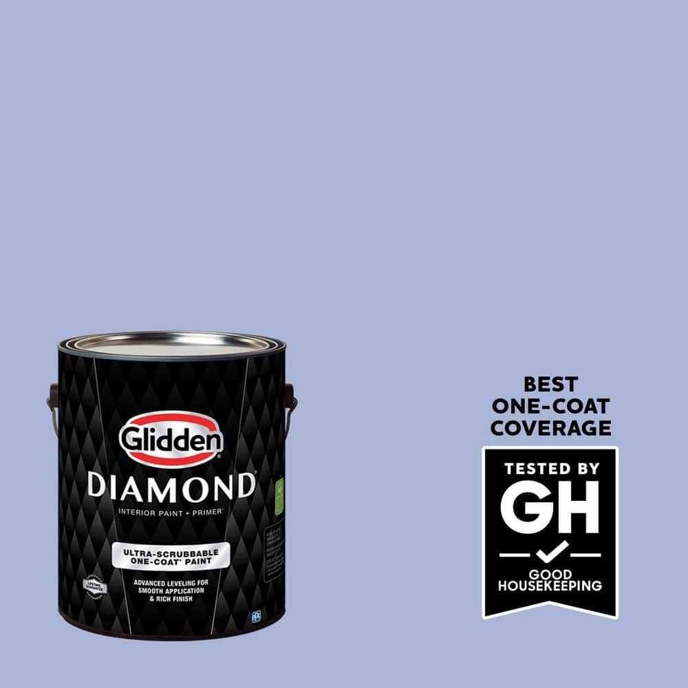 Glidden Diamond 1 gal. PPG1245-4 Lilac Sachet Eggshell Interior Paint (1)