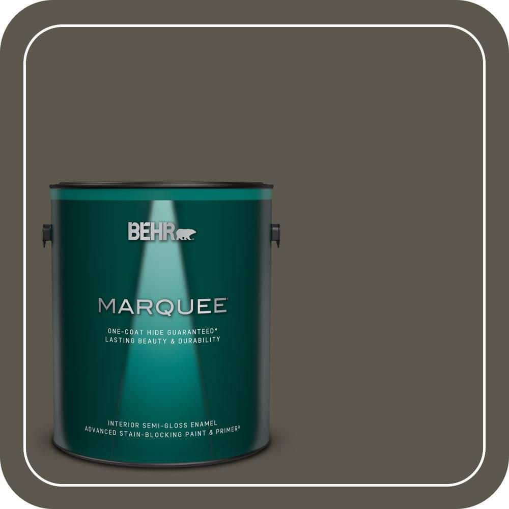 BEHR MARQUEE 1 gal. #MQ6-24 Windgate Hill One-Coat Hide Semi-Gloss Enamel Interior Paint & Primer