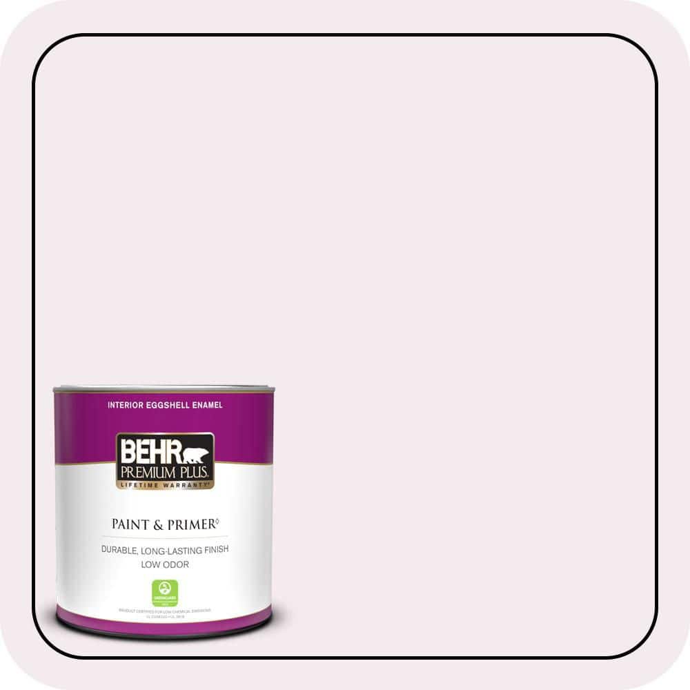 BEHR PREMIUM PLUS #690C-1 Sweet Illusion Exterior Stain-Blocking Paint & Primer (1)