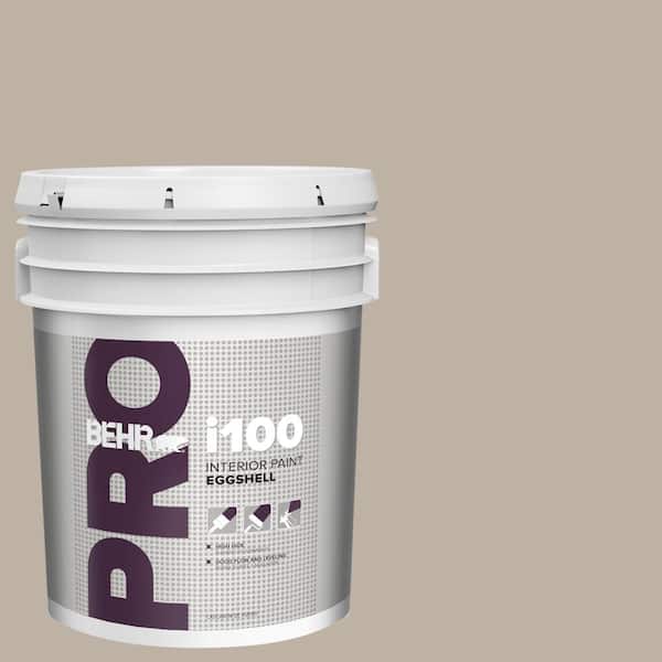 BEHR PRO 5 gal. #N220-3 Smokestack Eggshell Interior Paint (2)