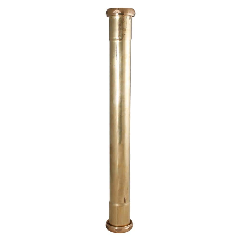 KEENEY 1-1/2 in. x 16 in. Brass Extension Tube, 20-Gauge