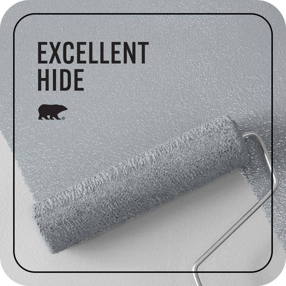 BEHR PREMIUM PLUS 1 gal. #N490-2 Icicles Ceiling Flat Interior Paint & Primer (2)