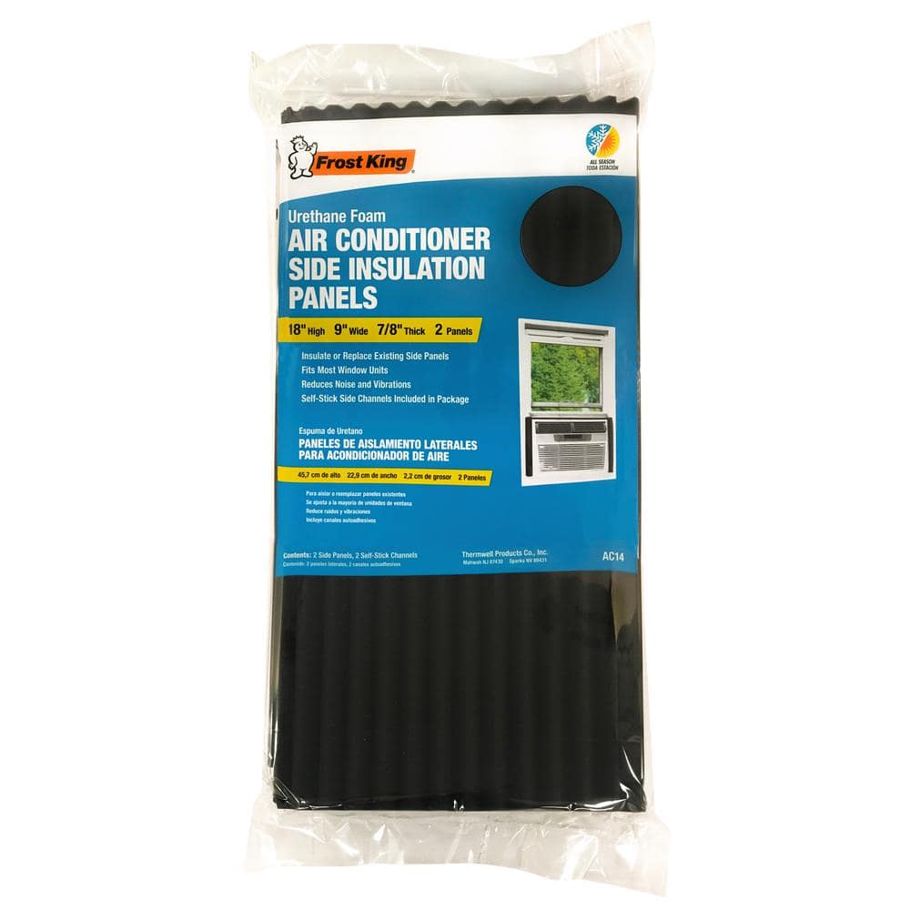 Frost King 9 in. x 18 in. Foam Insulating Side Panels for Air Conditioners (2-Pack) (3)