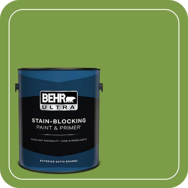 BEHR PREMIUM PLUS #420B-7 Pepper Grass Enamel Low Odor & Primer (2)