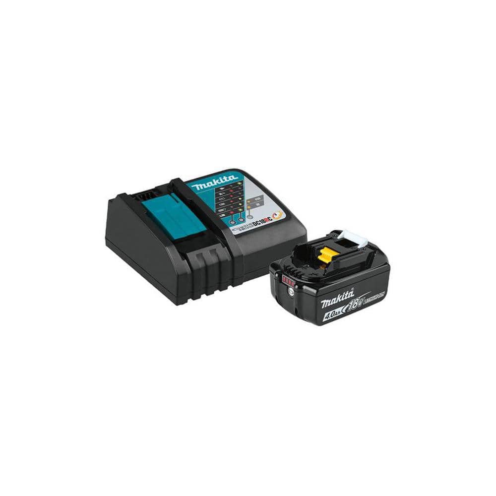 Makita 18V LXT Lithium-Ion High Capacity Battery Pack 4.0Ah with Fuel Gauge and Charger Starter Kit (1)