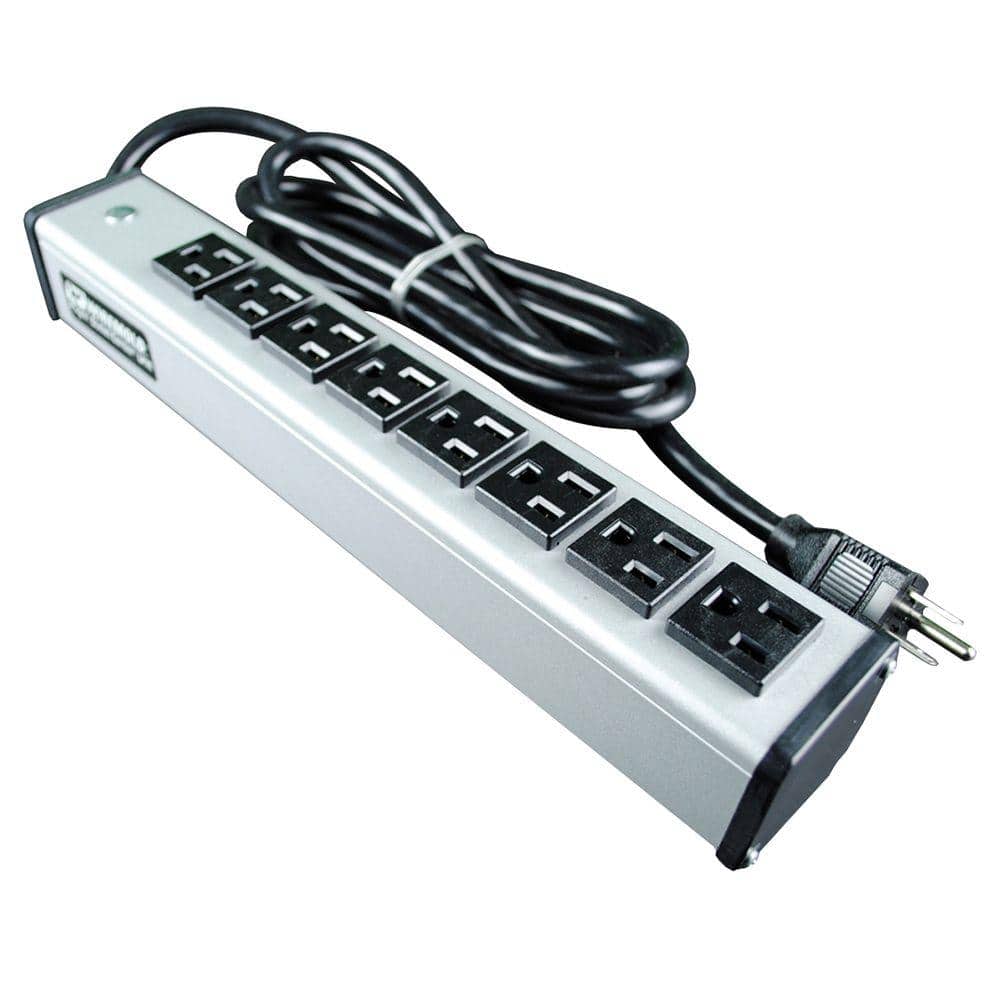 Legrand Wiremold 8-Outlet 15 Amp Compact Power Strip with 6 ft. Cord (1)
