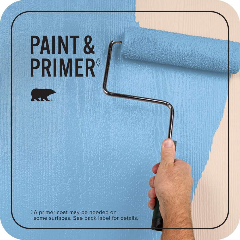 BEHR PREMIUM PLUS 1 qt. #MQ4-27 CEst La Vie Flat Exterior Paint & Primer (2)