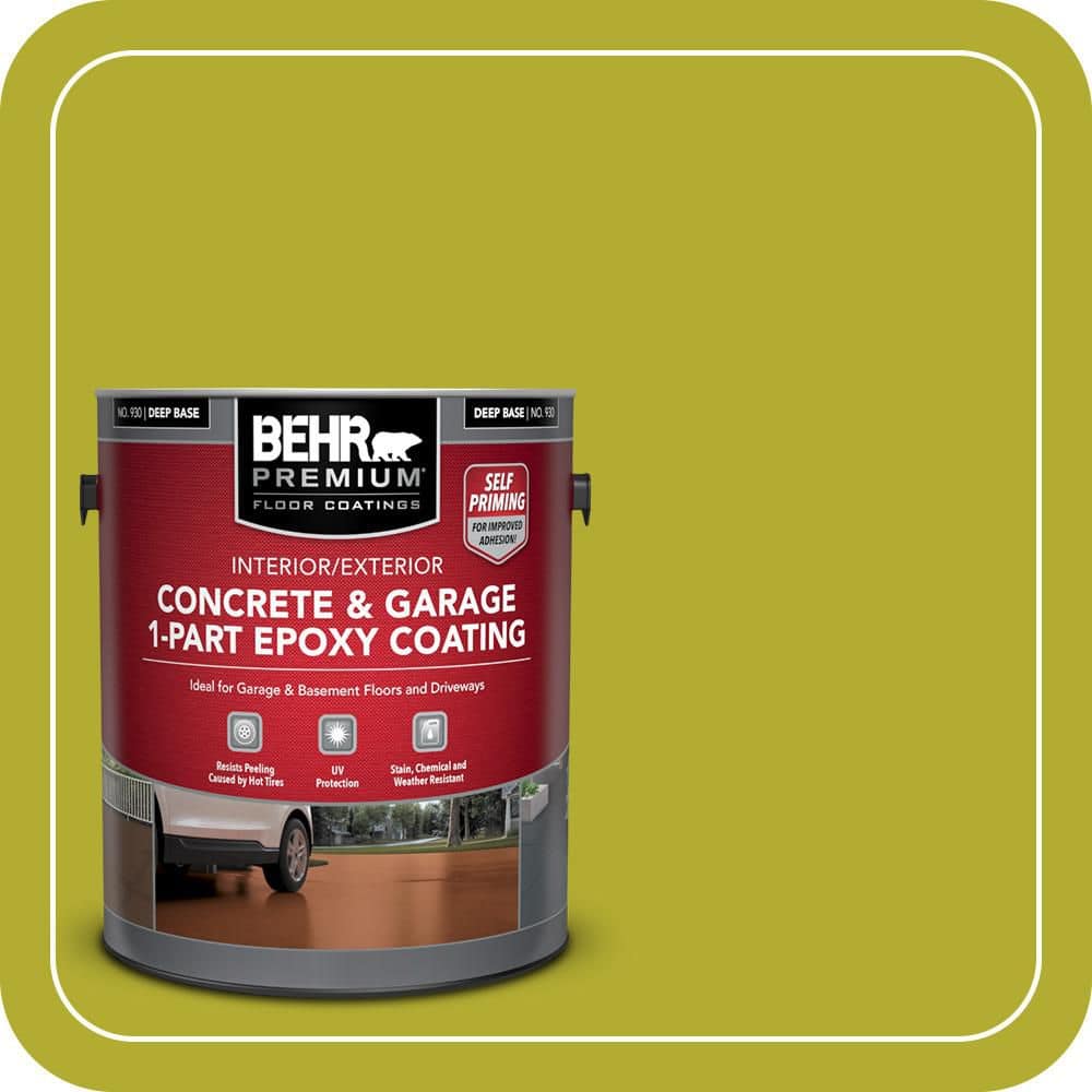 BEHR PREMIUM #P340-6 Self-Priming 1-Part Epoxy Satin Interior/Exterior Concrete and Garage Floor Paint (1)