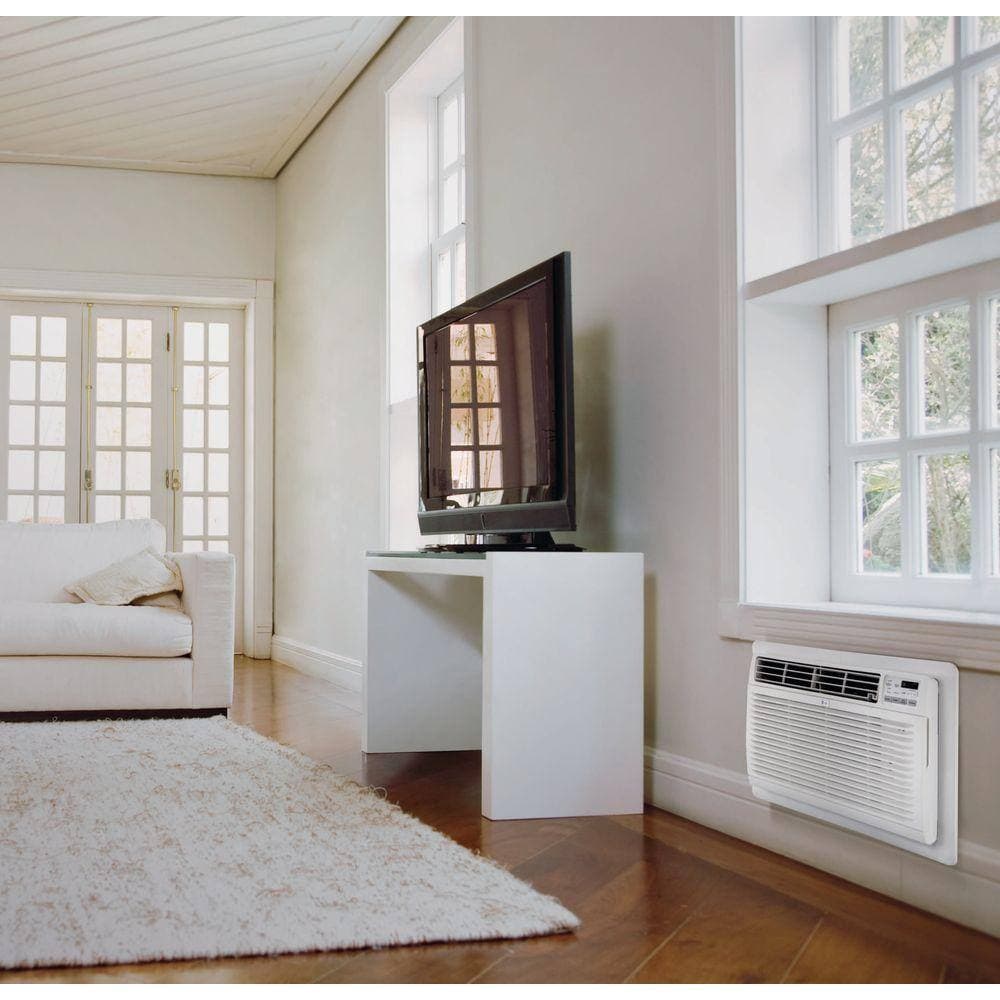 LG 14,000 BTU 230V Through-the-Wall Air Conditioner Unit Cools 700 Sq. Ft. with Dehumidifier in White (2)