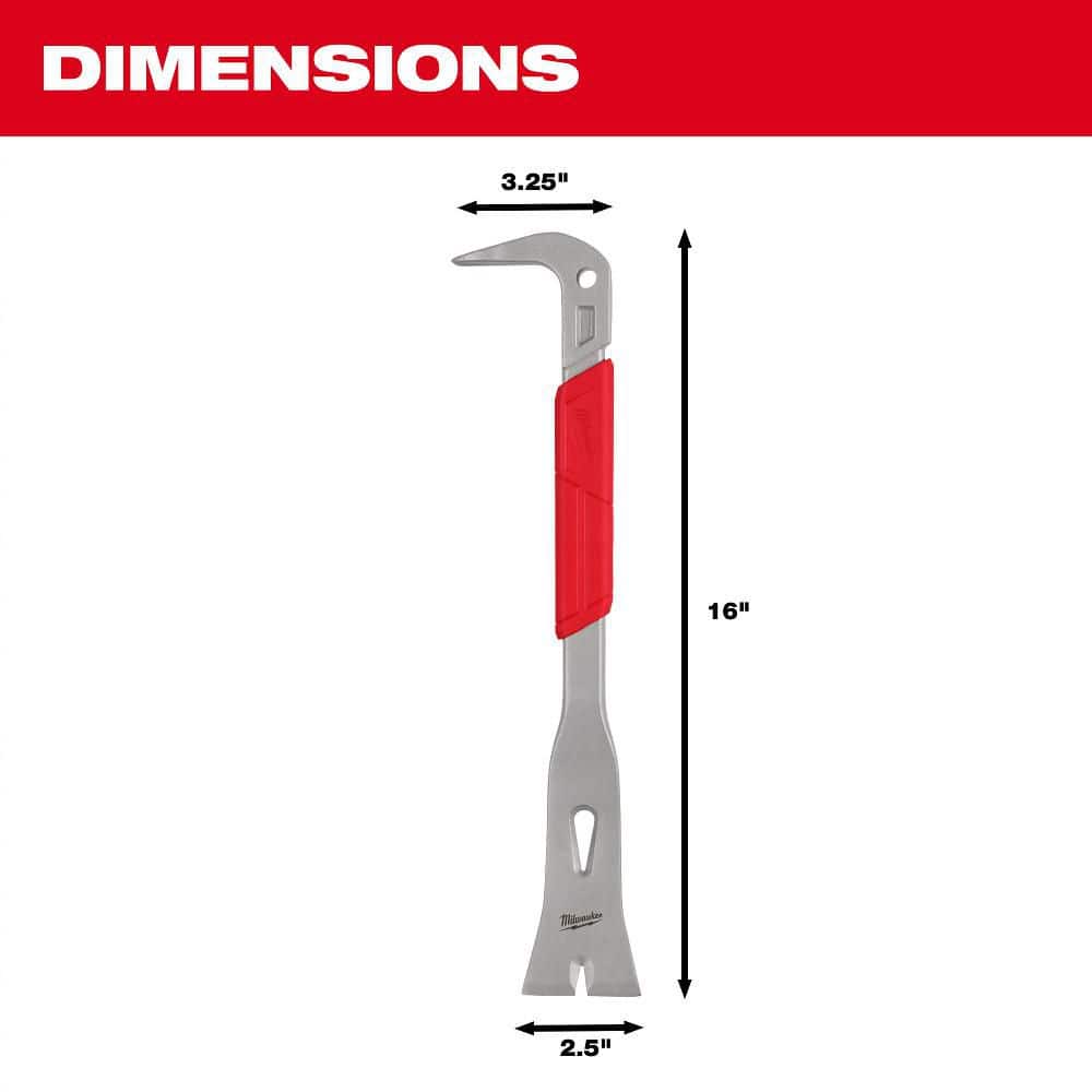 Milwaukee 16 in. Molding Puller Bar (3)