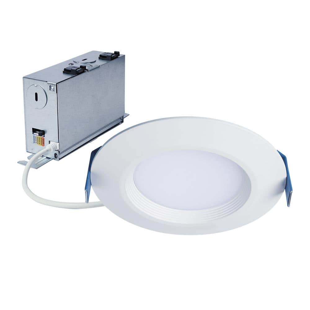 HALO HLBC 4 in. Ultra-Slim Regressed LED Downlight Selectable CCT with D2W Option (2)