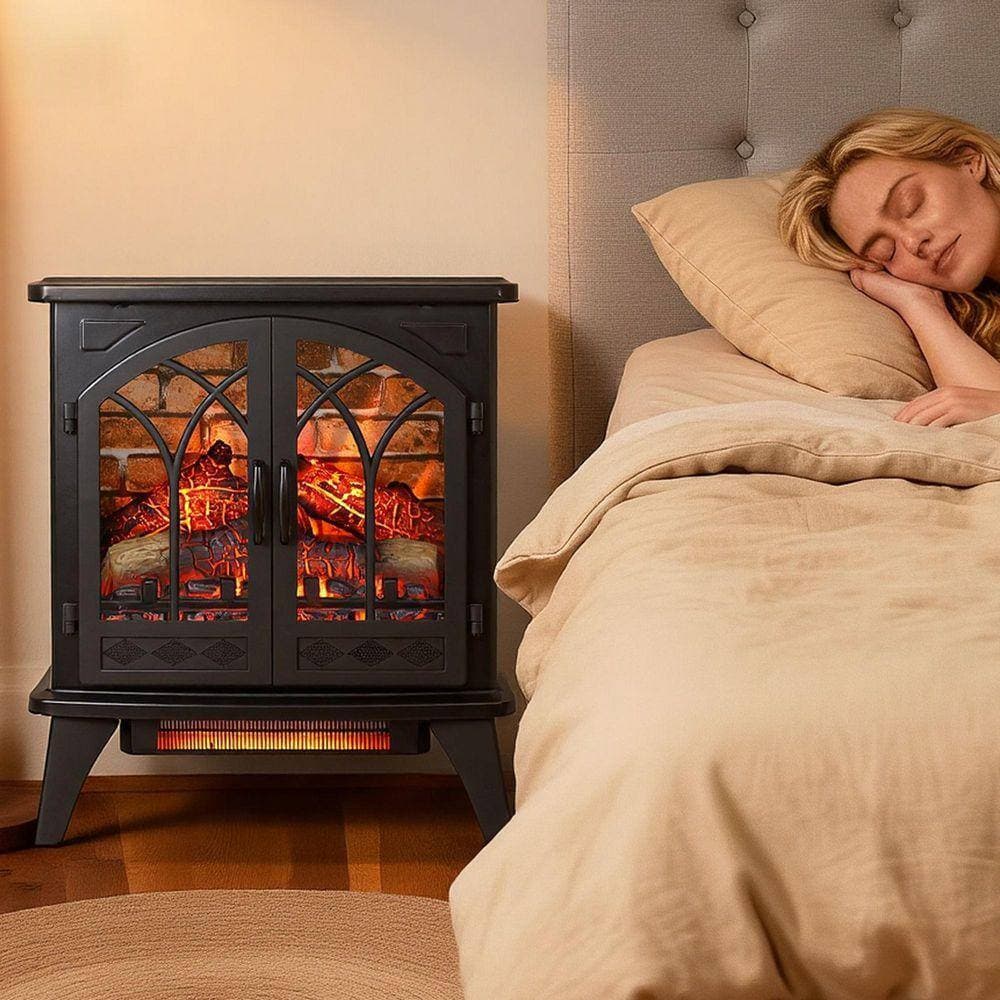 SUNRINX 400 sq. ft. 24 in. Electric Stove with Remote (2)