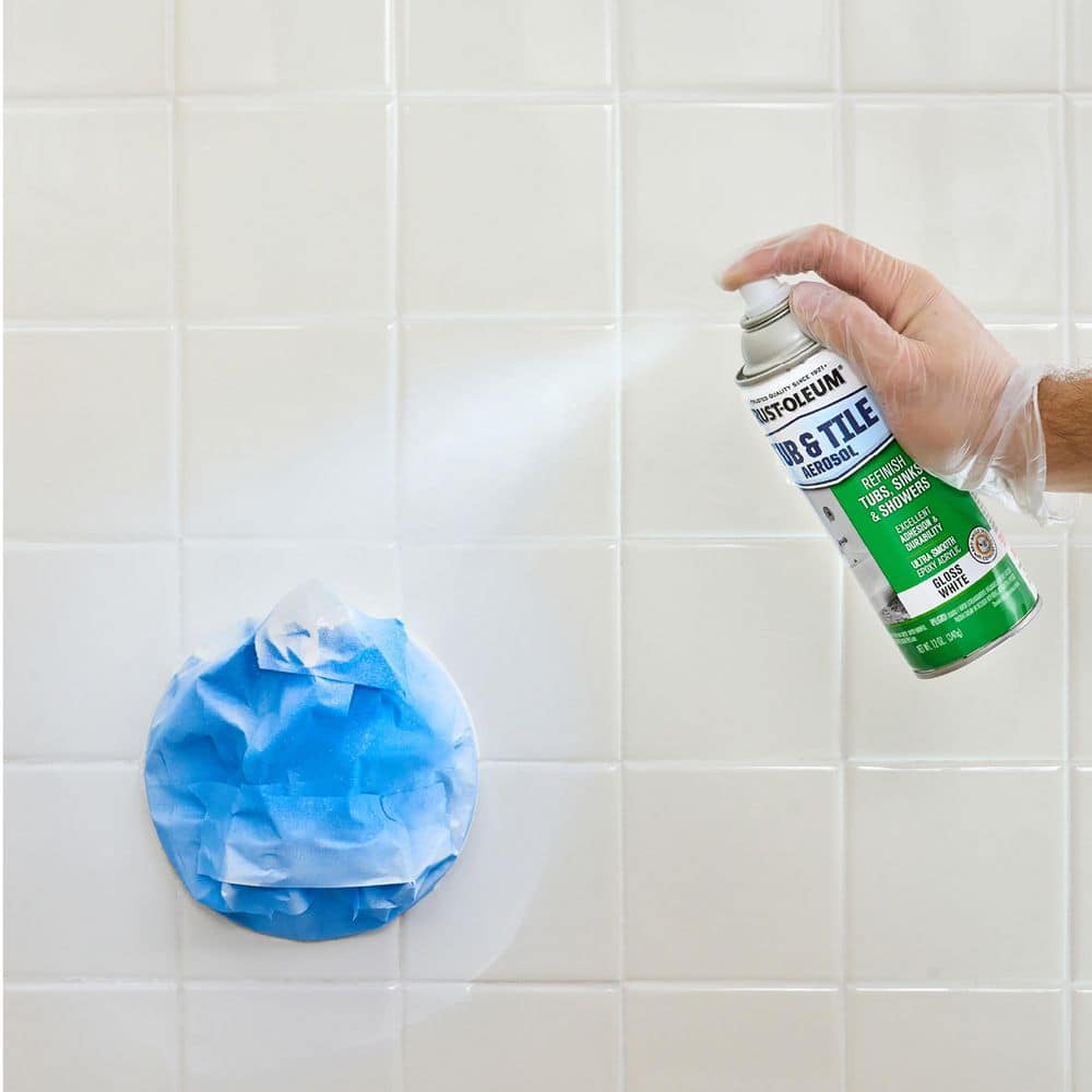 Rust-Oleum Specialty 12 oz. Gloss White Tub and Tile Refinishing Spray Paint (2)