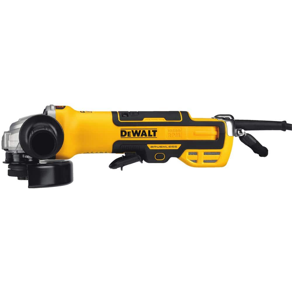 DEWALT 13 Amp Corded 5 in. Brushless Angle Grinder with Paddle Switch (2)