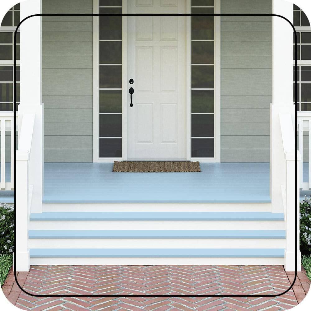BEHR PREMIUM #P510-1 Textured Low-Lustre Enamel Interior/Exterior Porch and Patio Anti-Slip Floor Paint (2)
