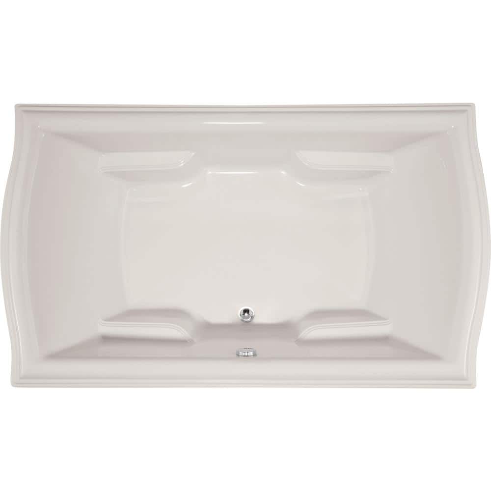 Hydro Systems Debra 72 in. x 42 in. Rectangular Drop-in Bathtub in White (1)