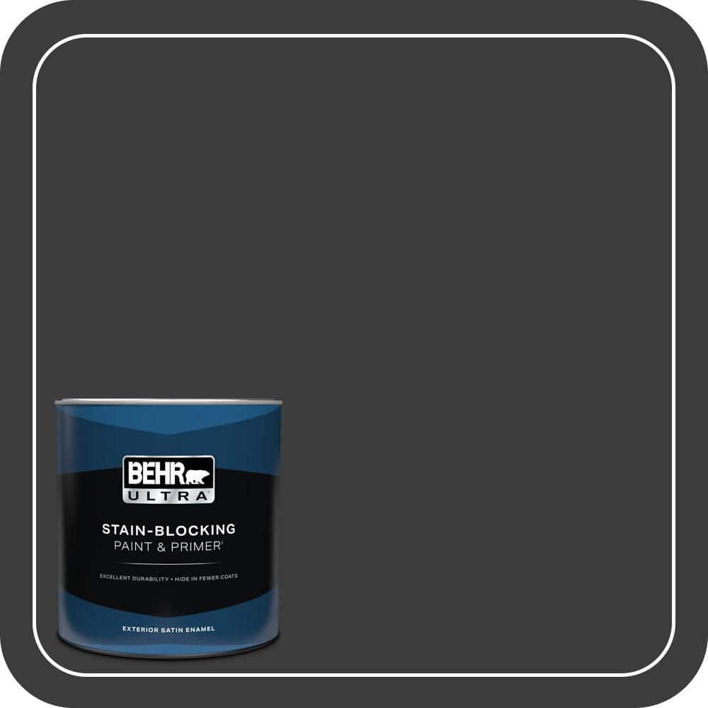 BEHR ULTRA 1 qt. #MQ5-05 Limousine Leather Satin Enamel Exterior Paint & Primer (1)