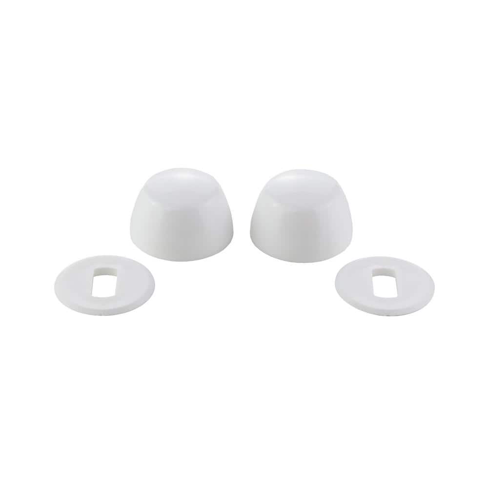 Everbilt 1 in. Toilet Bolt Caps (2-Pack)