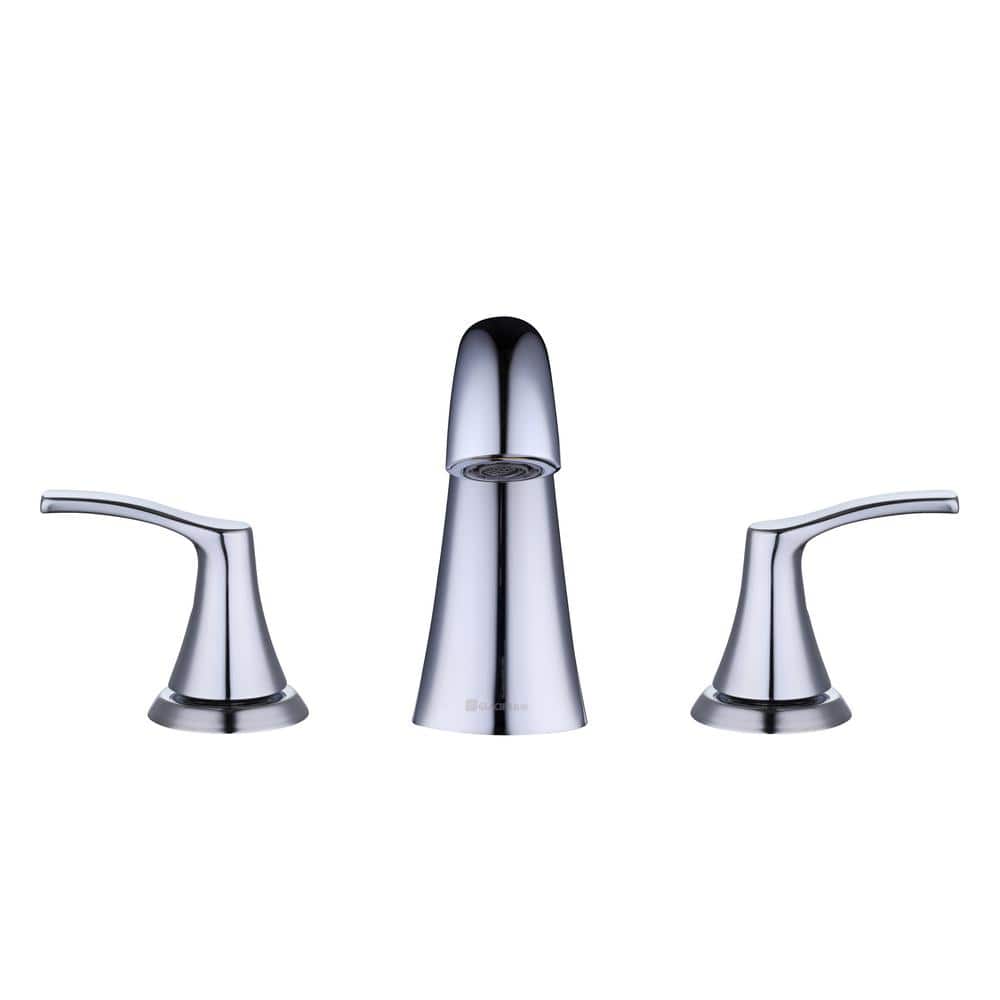 Glacier Bay Arnette 8 in. Widespread Double-Handle High-Arc Bathroom Faucet in Polished Chrome (3)