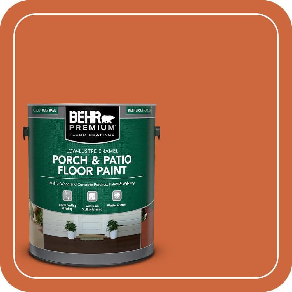 BEHR PREMIUM #S-H-250 Low-Lustre Enamel Interior/Exterior Porch and Patio Floor Paint (1)