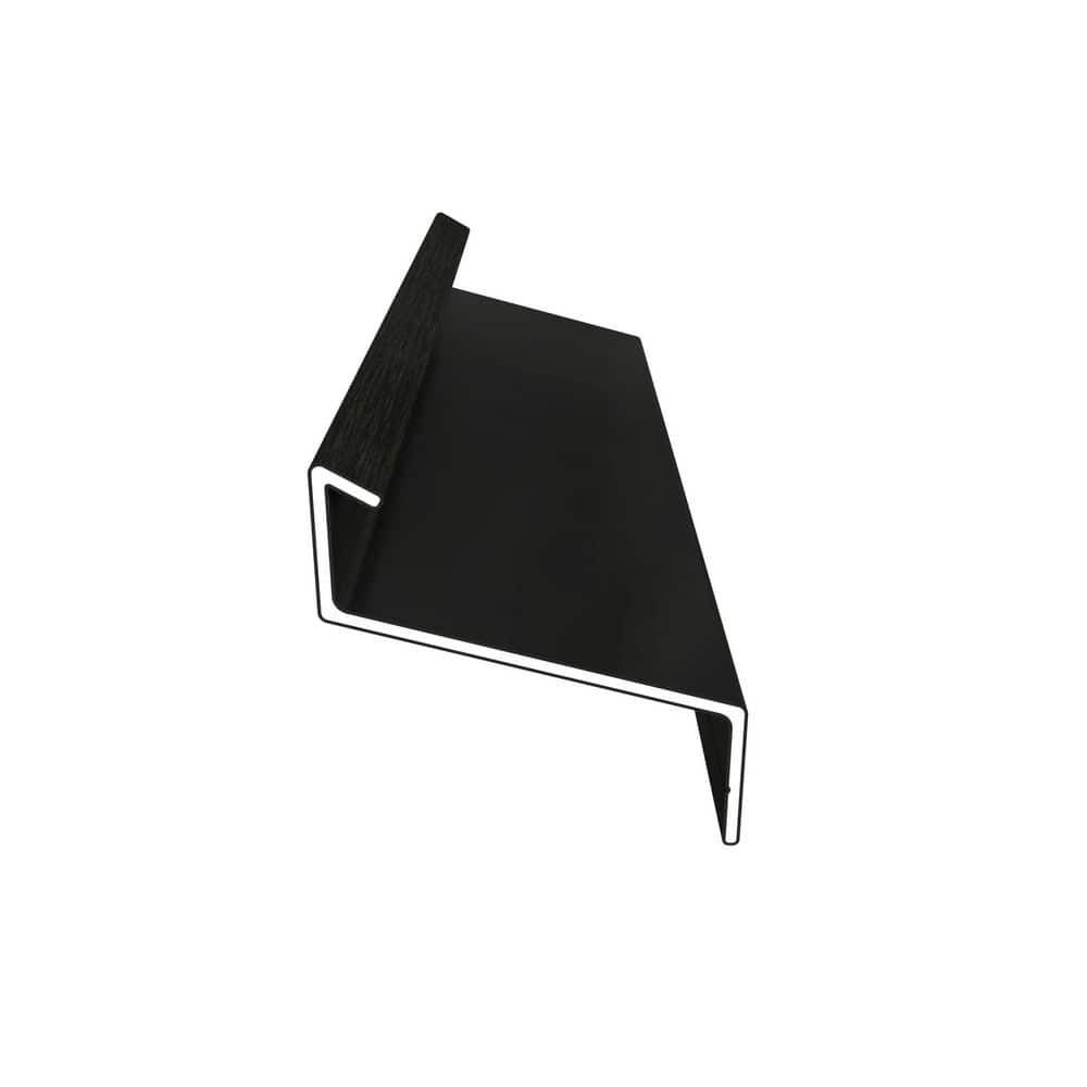 NewTechWood Alusions 3.19 in. x 3.19 in. x 8 ft. Indian Ebony Composite Aluminum Z Flashing Trim (3)
